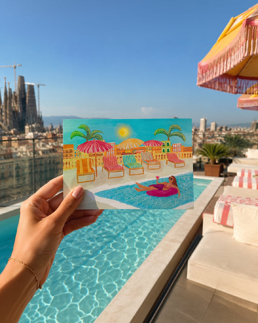 Barcelona postal | Piscina