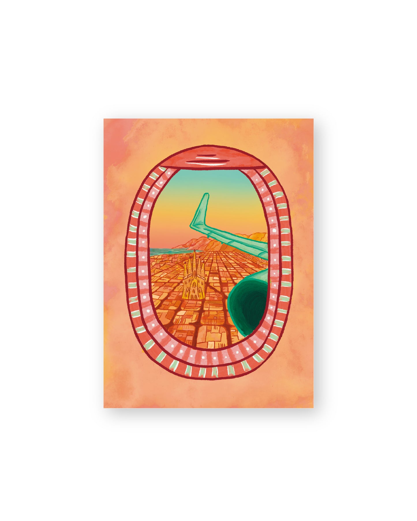 Barcelona Postcard | Avión