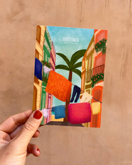Barcelona Postcard | Barceloneta Barrio