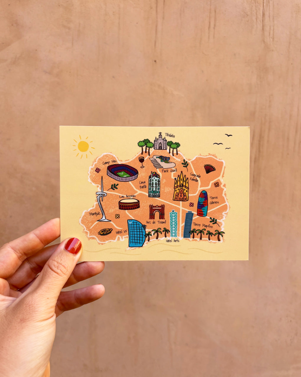 Barcelona Postcard | Mapa de Barcelona