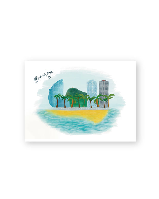 Barcelona Postcard | Skyline
