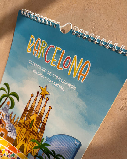 Barcelona Birthday Calendar