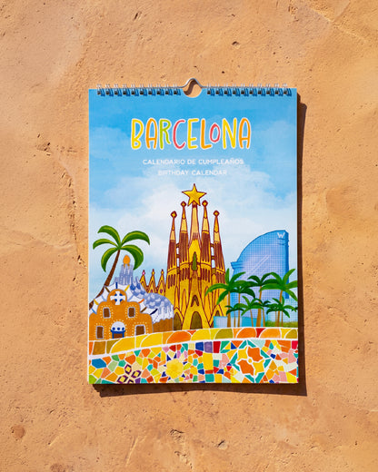 Barcelona Birthday Calendar