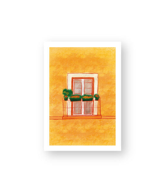 Barcelona Poster | Balcón