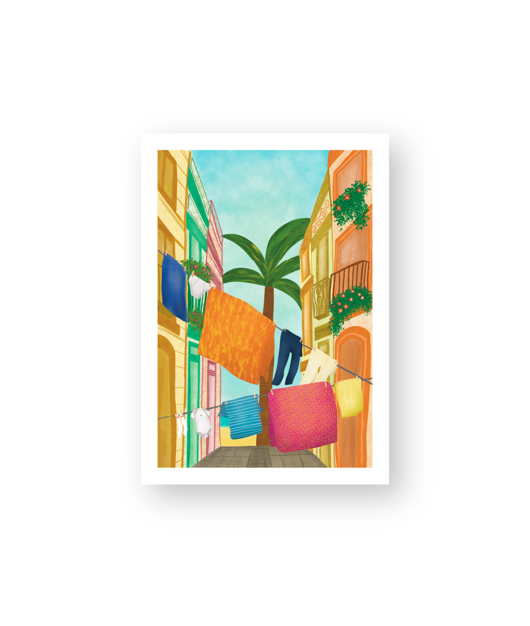 Arco de Triunfo - Barcelona - Colección de ilustraciones de arte Impresión Papel Postal A6 Póster A4 España Arco Monumental Paseo de Lluís Companys