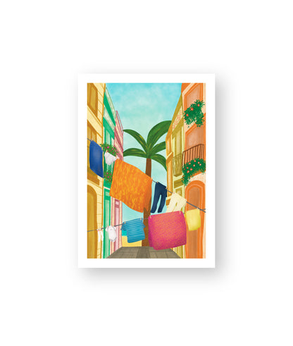 Arco de Triunfo - Barcelona - Colección de ilustraciones de arte Impresión Papel Postal A6 Póster A4 España Arco Monumental Paseo de Lluís Companys
