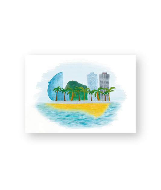 Barcelona Poster | Skyline