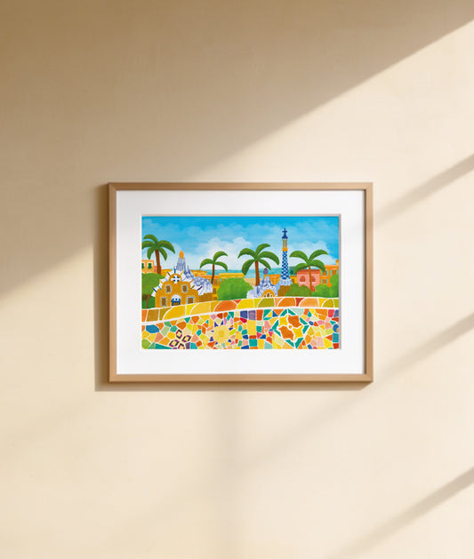 Barcelona Poster | Parc Güell