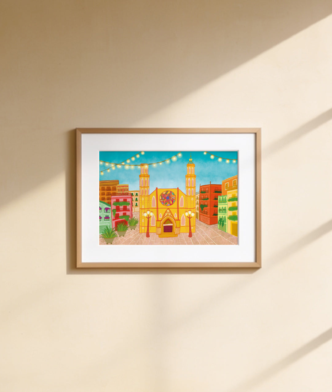 Arco de Triunfo - Barcelona - Colección de ilustraciones de arte Impresión Papel Postal A6 Póster A4 España Arco Monumental Paseo de Lluís Companys
