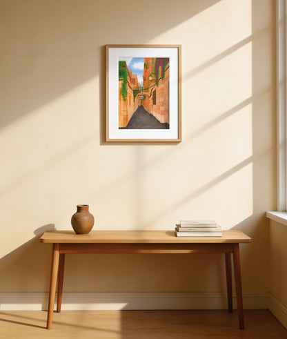 Arco de Triunfo - Barcelona - Colección de ilustraciones de arte Impresión Papel Postal A6 Póster A4 España Arco Monumental Paseo de Lluís Companys