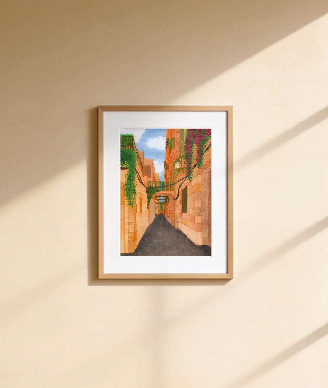 Arco de Triunfo - Barcelona - Colección de ilustraciones de arte Impresión Papel Postal A6 Póster A4 España Arco Monumental Paseo de Lluís Companys